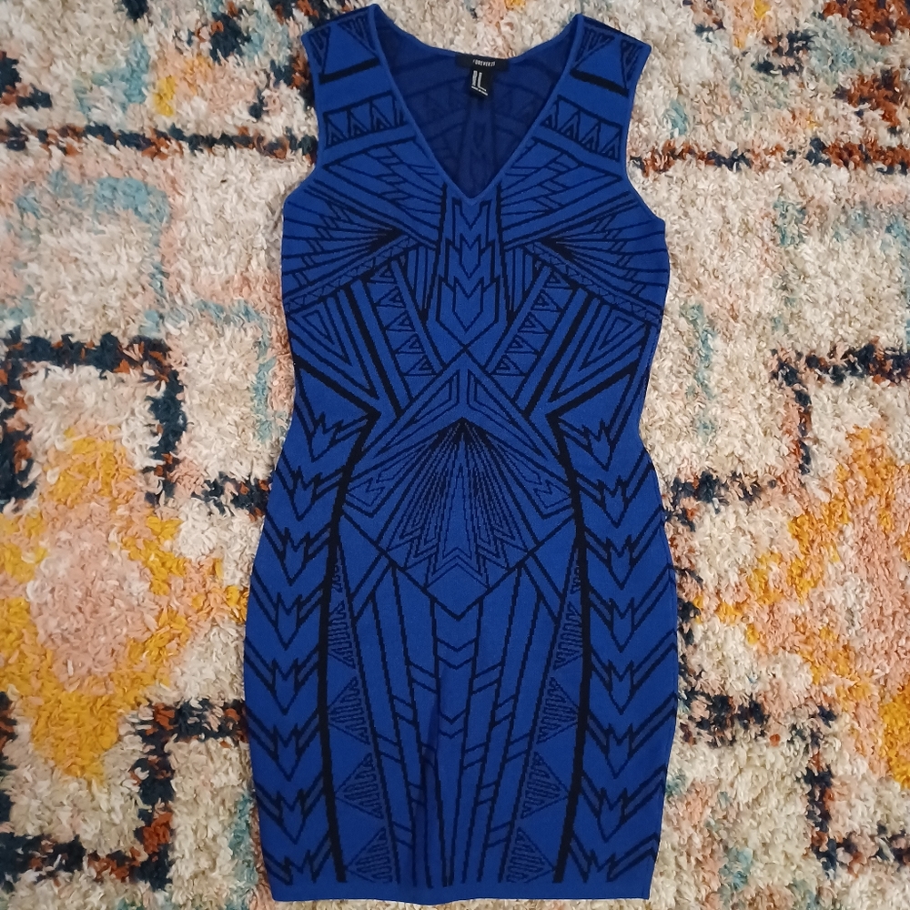 Forever 21 Bodycon Mini • Aztec Print • NWOT